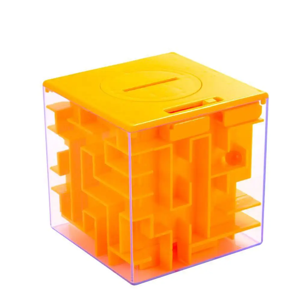 Игра Rolling Ball 3D Копилка волшебный лабиринт кубические коробки монета копилка экономия коробка обучающие игрушки для детей подарок украшение дома