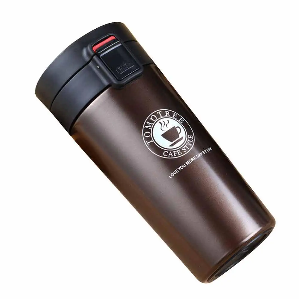 1Pcs Travel Coffee Mug Stainless Steel Thermos Tumbler Cups with Lid