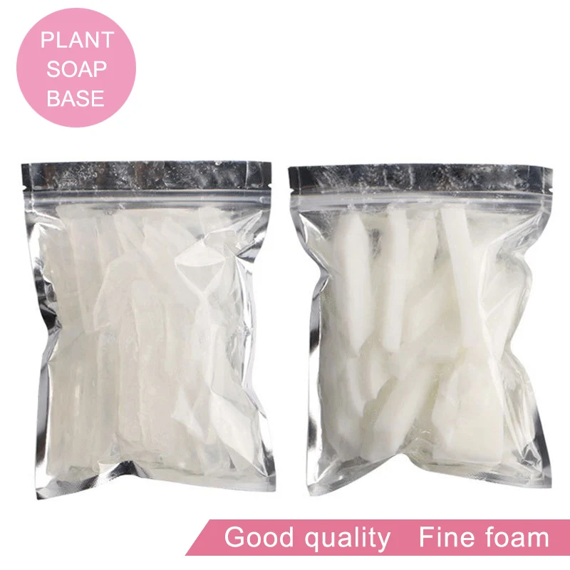 

1 Bag DIY Hand Making Soap Making Bases Melts Soap Raw Material Go To Blackhead Cleansing Transparent Soap Base Plant Soap Bases