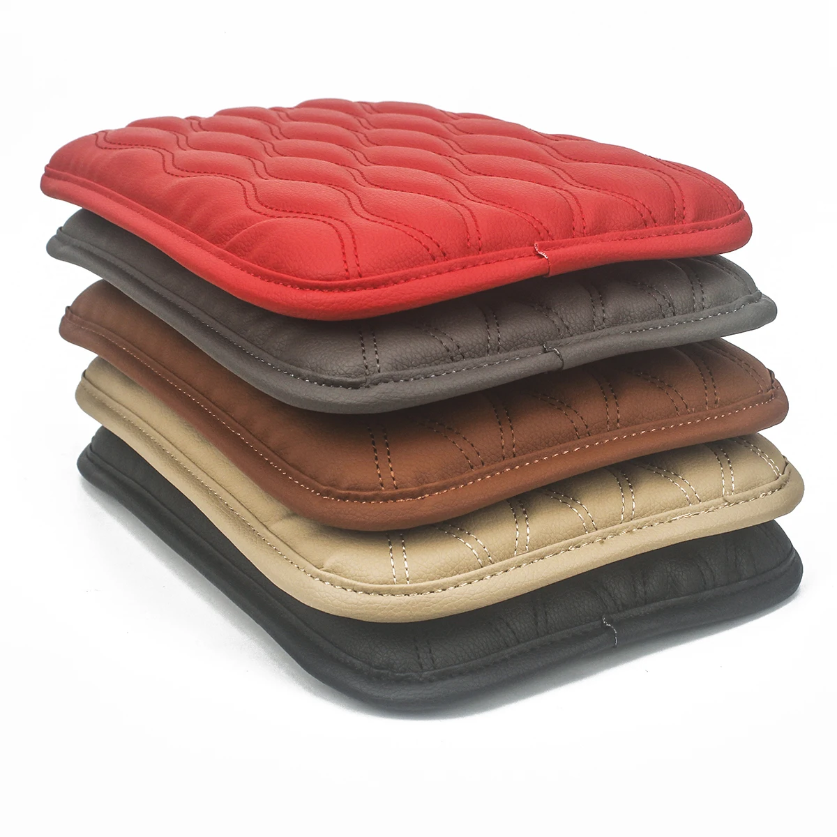 

Universal Car Seat Armrest Cover Pad 29.5*21cm Soft PU Leather Center Console Pad for BMW E46 Seat Protector Mat Arm Rest Case