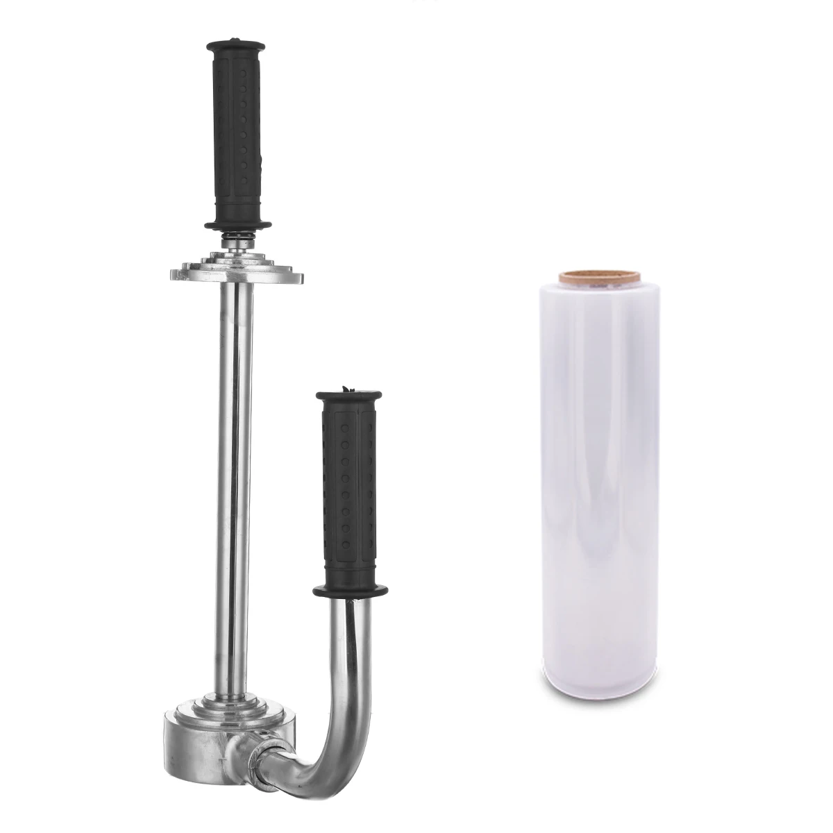 

12~20'' Packing Heavy Tools Pallet Stretch Packing Equipment Hand Shrink Wrap Dispenser Roller Stretch Film Packing Machine