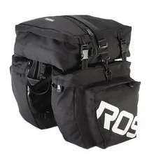 ROSWHEEL 37L велосипедная Сумка-переноска, задняя стойка для багажника, велосипедная багажная сумка на заднее сиденье, Паньер 3 в 1, многофункциональная велосипедная седельная сумка для хранения