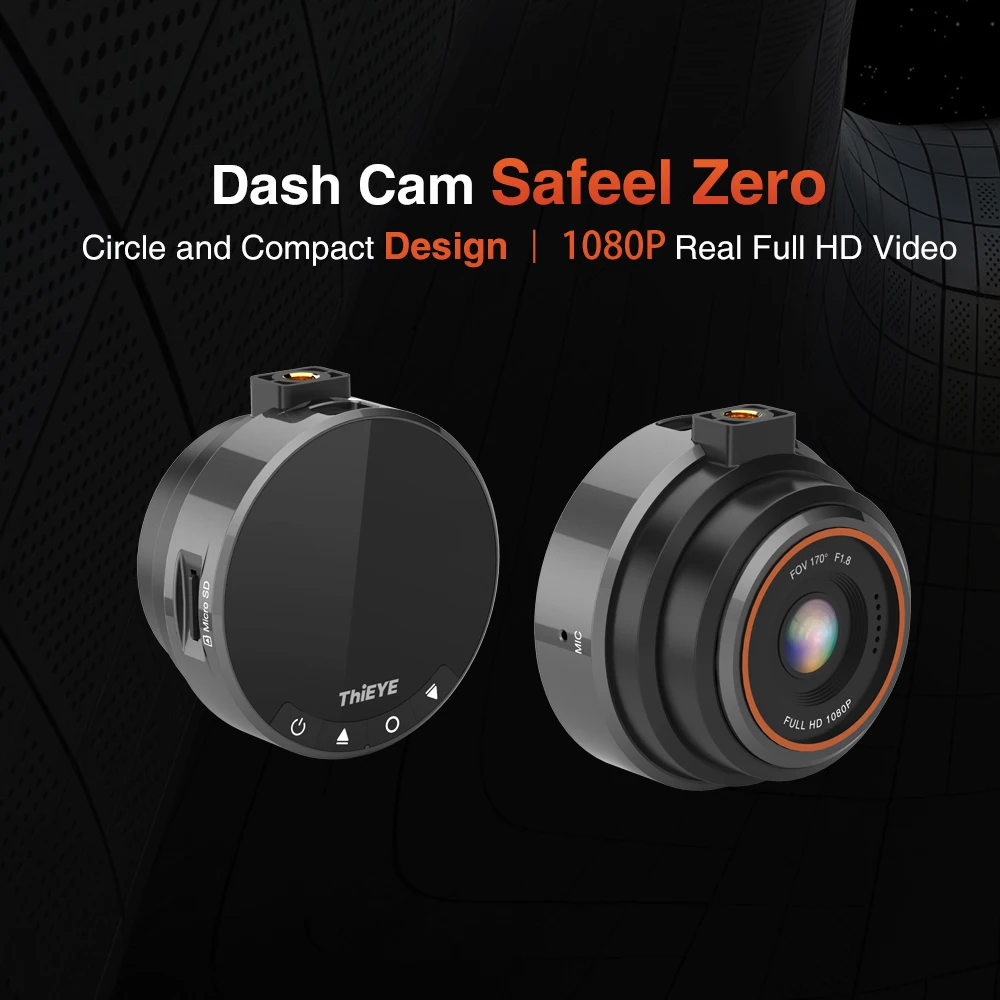 Thiee Safeel FHD 1080P Dash Cam Автомобильный видеорегистратор камера рекордер 1," экран 170 градусов широкий угол циклическая запись WDR с функцией ночного видения