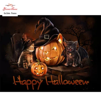 

Diamond Painting Full Square 5D Diy Daimond Embroidery Diamant Mosaic Sale Displasy Broderie Diamant Halloween Gift Cat 02