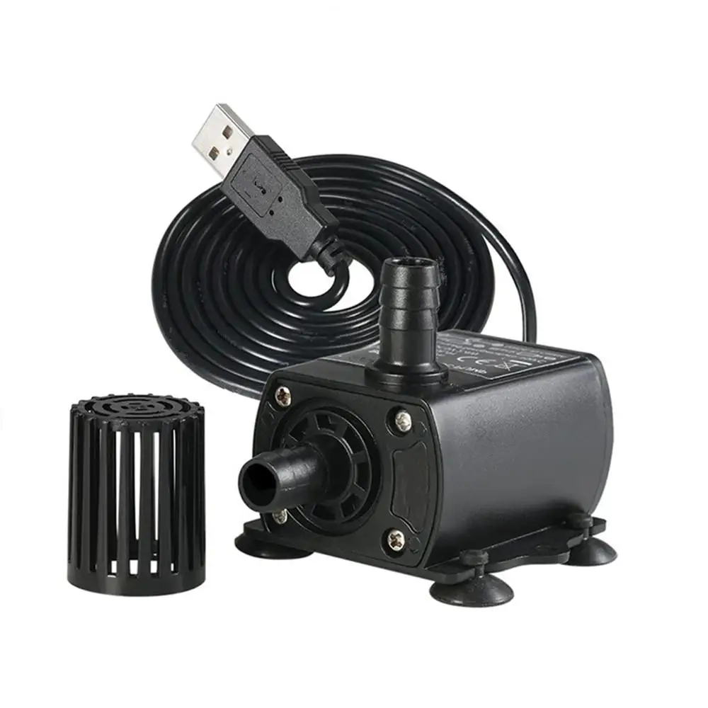 Ультра тихий DC 5V 4 8 W 300L/ч мини USB безщеточный Водяной насос Водонепроницаемый