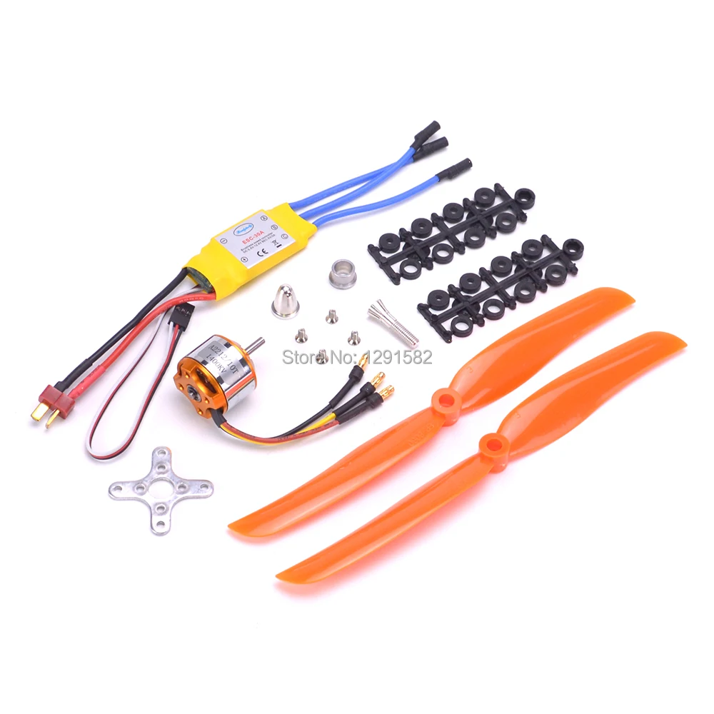 A2212 2212 1400KV бесщеточный двигатель 30A ESC моторное крепление 8060 пропеллер SG90 9G микро