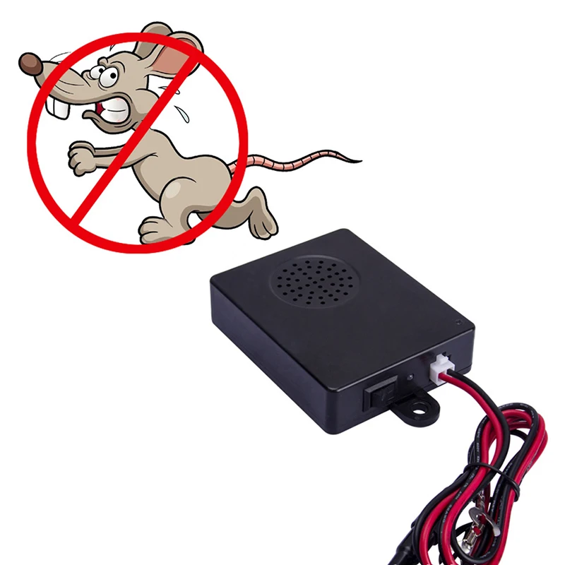 

Auto Under Hood Mice Repeller Car Rat Repeller Ultrasonic Rodent Repellent for Vehicle Auto Chases Rat Mice Get Rid of Rodent