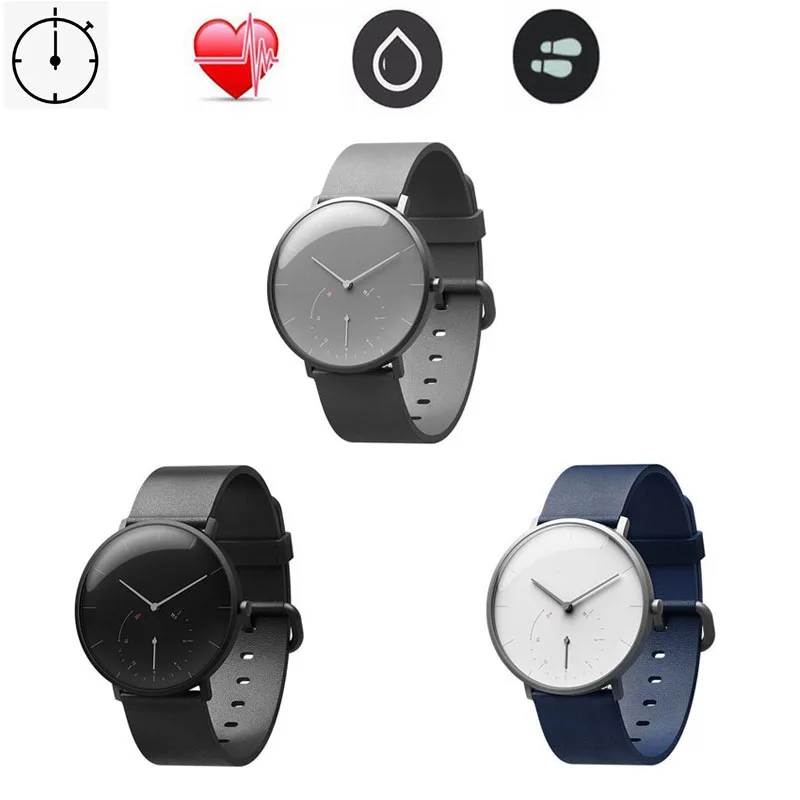 

bluetooth Smart Watch Men Women Waterproof Heart Rate Monitor Pedometer Quartz Smartwatch Leather Wrist Bracelet For iOS Android