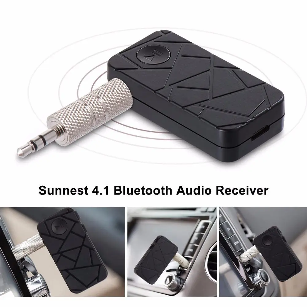 Bluetooth автомобильный комплект беспроводной A2DP Музыка 4 1 приемник 3 5 мм аудио Aux
