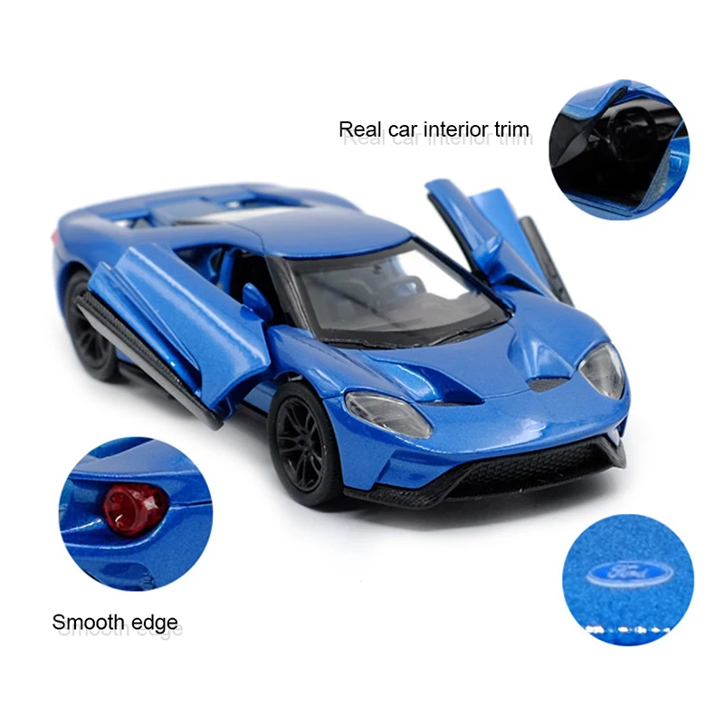 WELLY 1:36 GT спортивный автомобиль литой Сплав модель автомобиля игрушка с откатом