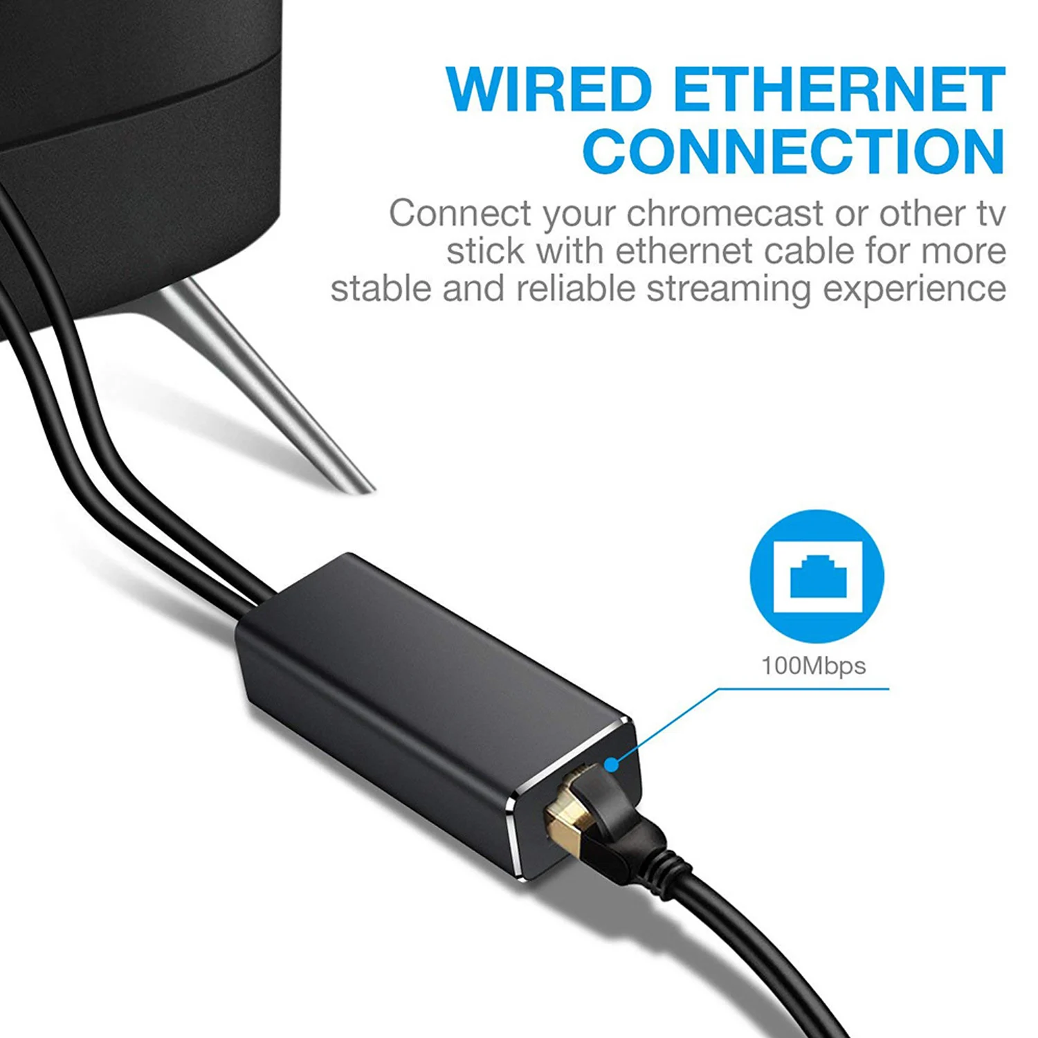 Besegad 100mbps высокоскоростной Micro Ethernet адаптер сетевая карта для Amazon Fire TV Stick Raspberry Pi