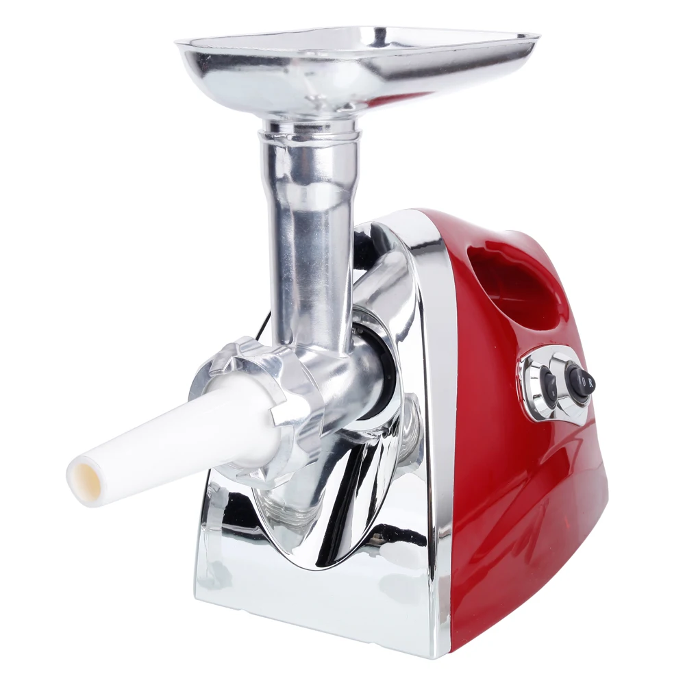 

1300W Domestic Multifunctional Home Electric Meat Grinder Sausage Stuffer Mincer Heavy Duty Household Mincer 110V US Plug Red