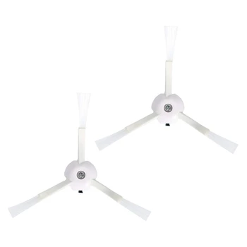 

2 Pieces Robotic Vacuum Cleaner Side Brushes for Xiaomi Schedule Cleaning Plan Wet and Dry Mopping