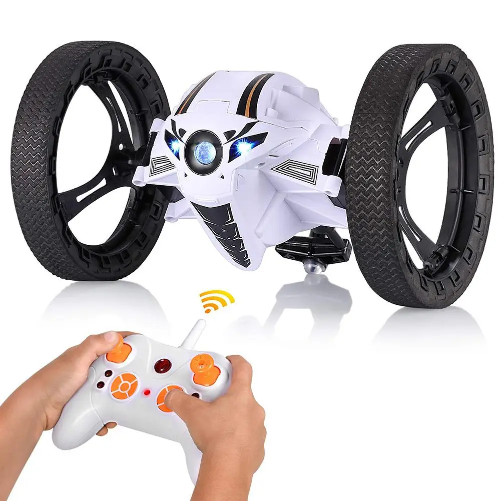 

LeadingStar 2.4Ghz Wireless Bounce Car with Remote Control LED Double Sided Tumbling High Speed Rotating