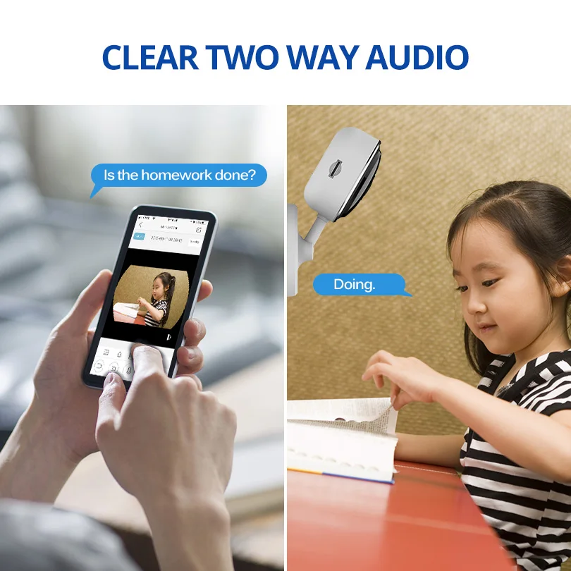  Wetrans IP Camera Wifi 1080P Mini Wireless Home Security Camera P2P Fisheye SD Card Panoramic 180 W - 32920962468