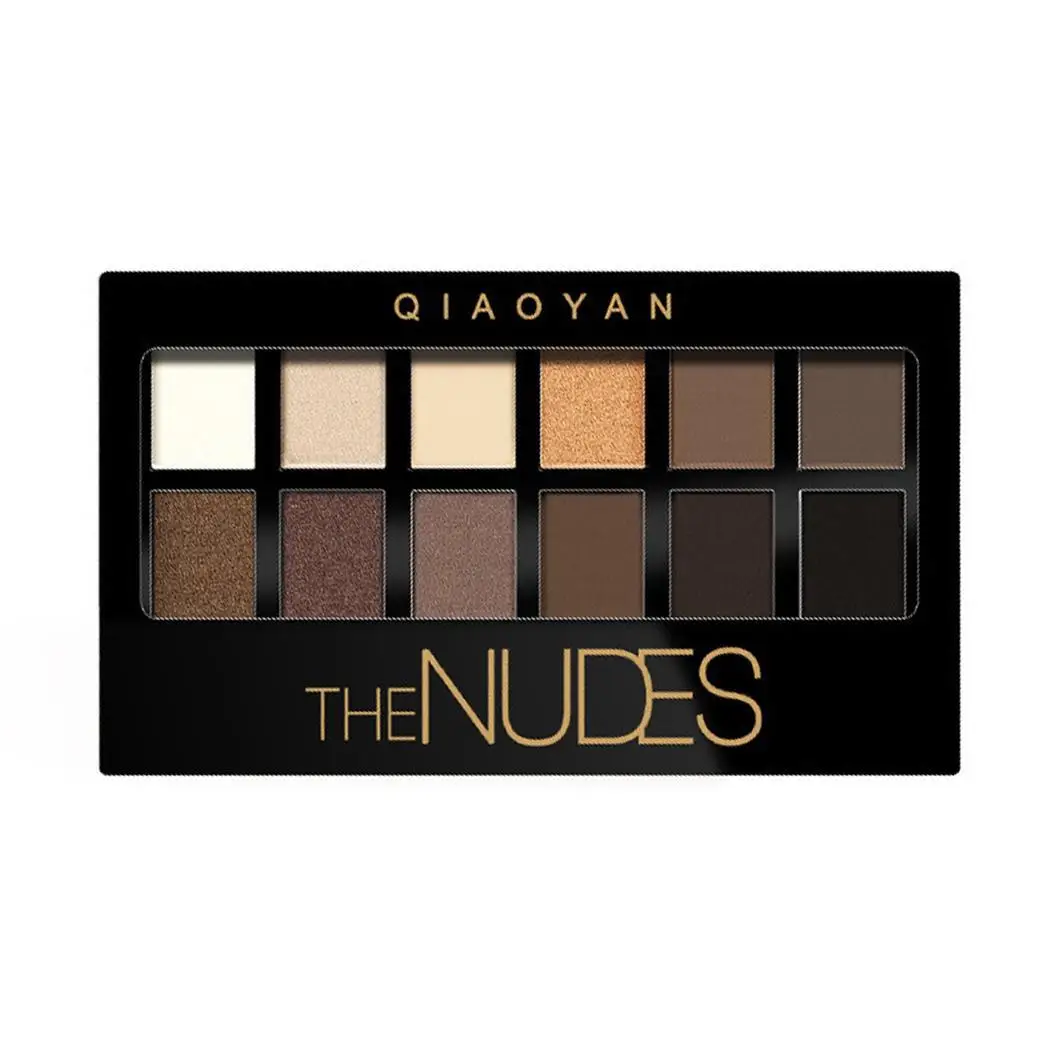 12Colors Matte Glitter Eye Shadow Palette Eyeshadow Makeup Suitable for personal and professional use. Cosmetic |