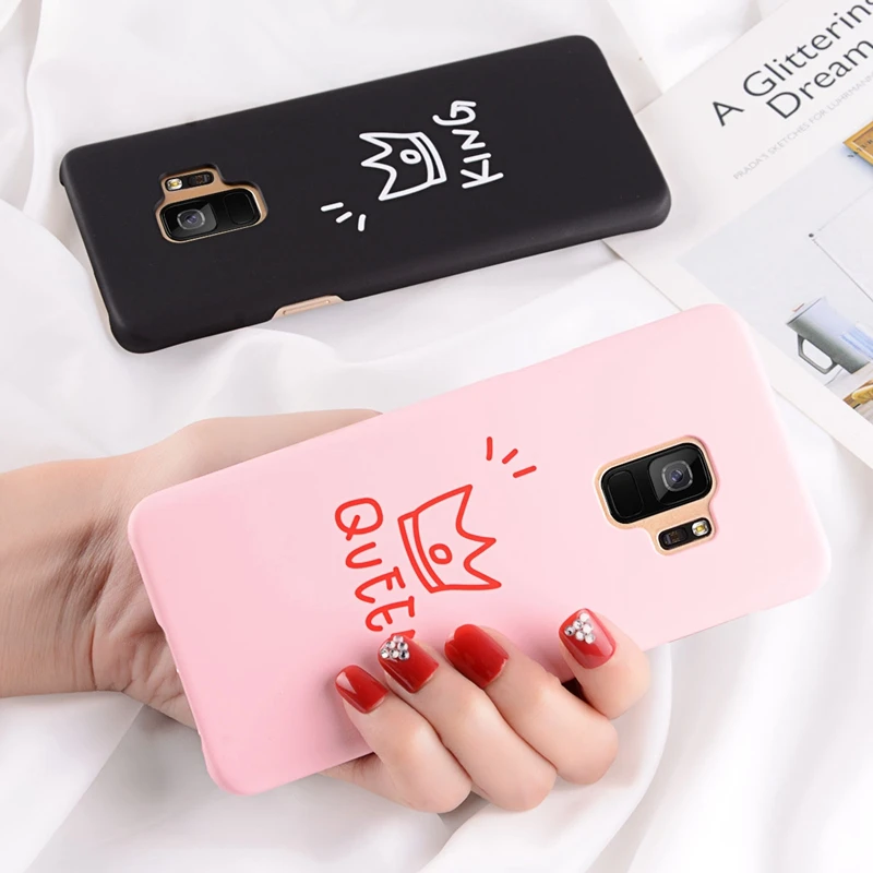 Lovebay Hard Couple Cases Cover for Samsung Galaxy S7 Edge S8 S9 Plus Note 8 9 Love Heart Style Fashion Simple Back Cover Shell Lovebay Hard Couple Cases Cover for Samsung Galaxy S7 Edge S8 S9 Plus Note 8 9 Love Heart Style Fashion Simple Back Cover Shell