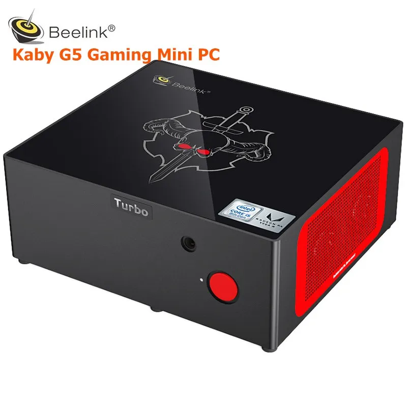 

Beelink Kaby G5 Gaming Mini PC Intel Kaby Lake G I5 - 8305G / 2.4GHz + 5.8GHz WIFI / BT4.0 / 1000Mbps Support 4K Video Mini PC