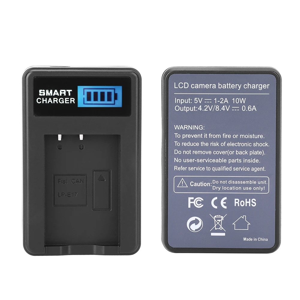 Зарядное устройство для аккумуляторов зарядное USB с одним слотом и умным