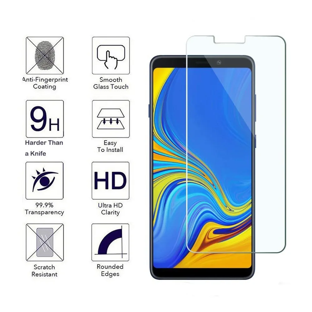 10 шт./партия Bluk для Samsung Galaxy A9 2018 J4 Core J2 core A8S A6S пленка 0 3 мм 2.5D 9H Премиум ЖК экран из