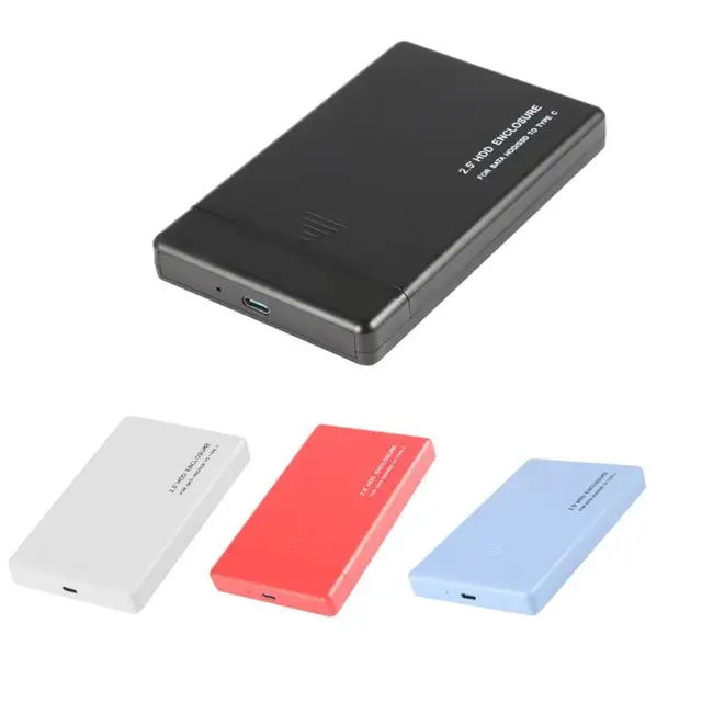 Cheap 2.5 Inch USB3.1 HDD Hard Disk Drive Case Type-C To SATA3.0 External HHD Hard Drive Enclosure SSD Enclosure Computer Accessories