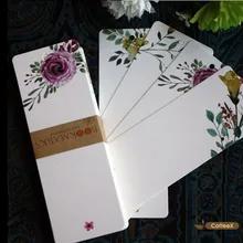 1 шт. [CoffeeX] Элегантный узор пустая бирка DIY Закладка год рождество карты 40 наборы для ухода за кожей