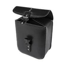 1 Pc Motorcycle Black Leather Waterproof Bag Saddle Storage Tool Box Pouch Side Case 1 Pc Motorcycle Black Leather Waterproof Bag Saddle Storage Tool Box Pouch Side Case