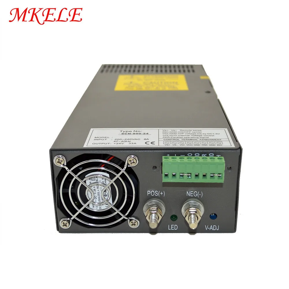 

800W Switching Power Supply voltage and current adjustable Ac Dc Power Supply Transformer From MAKERELE SCN-800-12/24/48