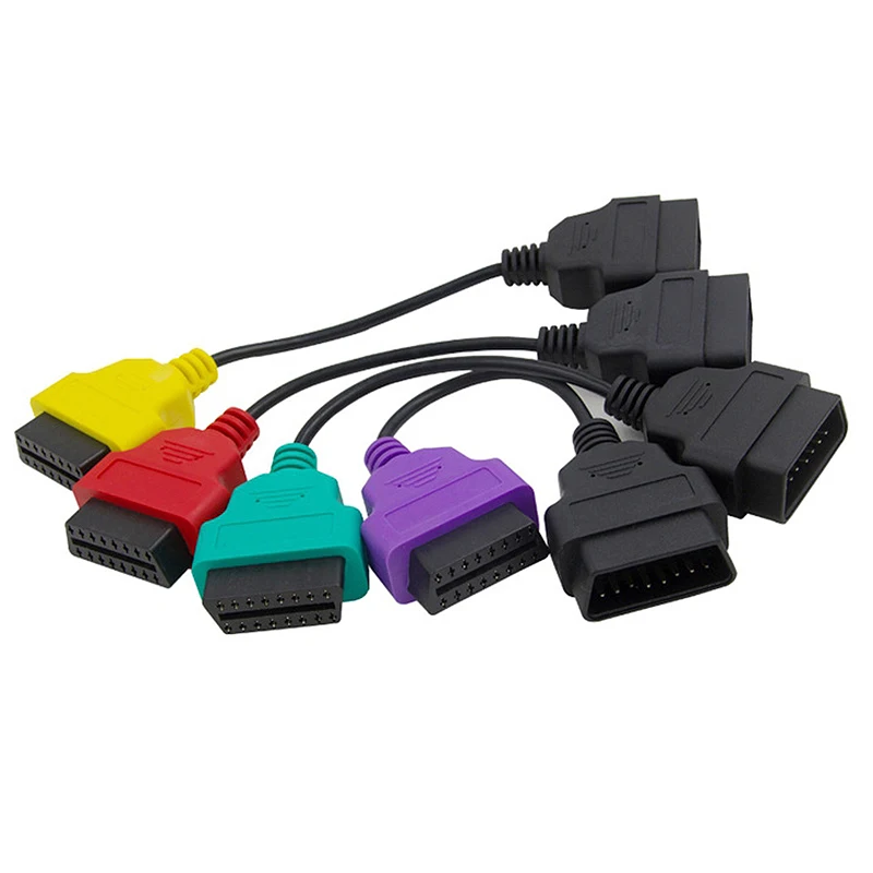 Car Diagnostic Scanner Tool Multi Ecu Scan Connecter Cables For Fiat