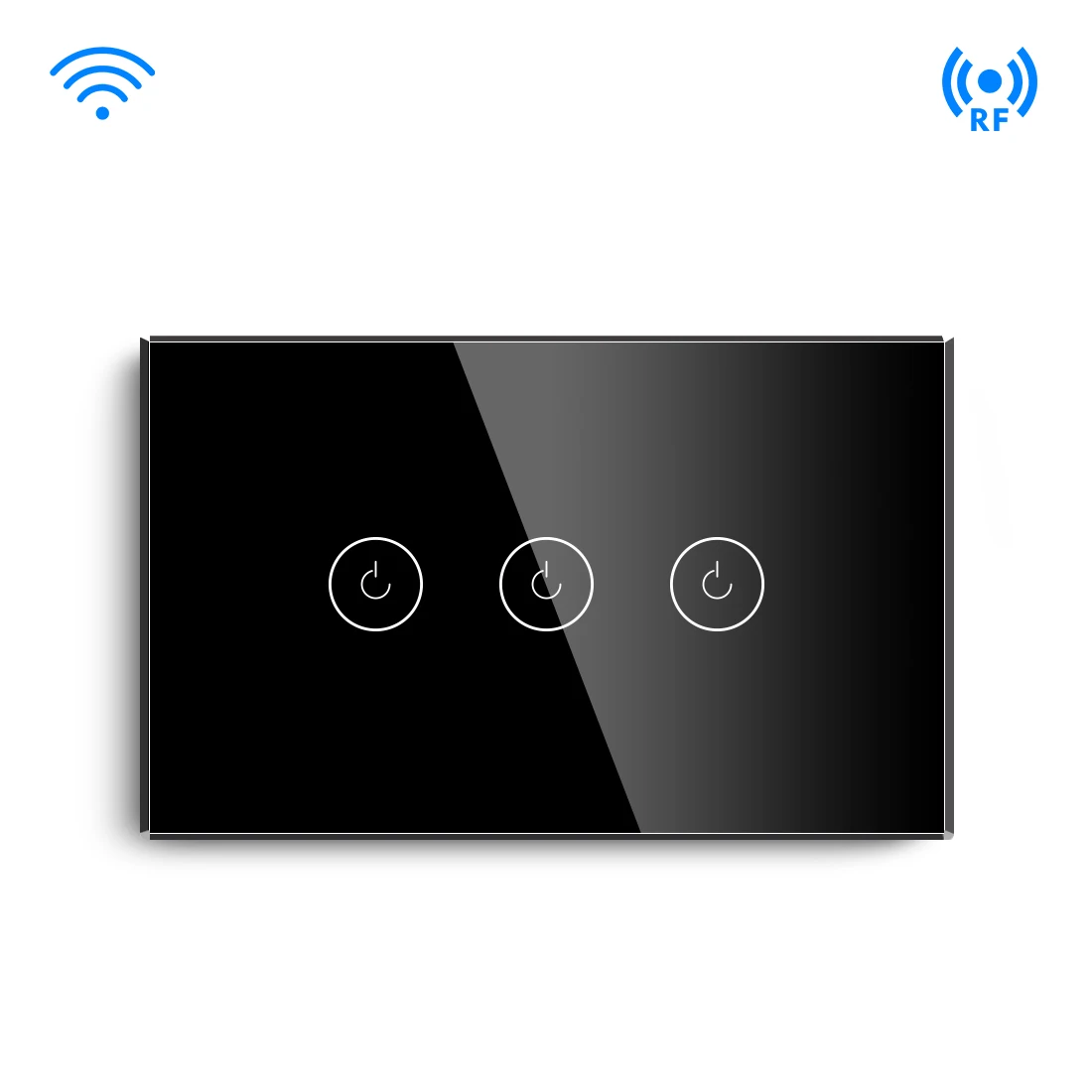 BSEED сенсорный переключатель Wi Fi 3 банды 1 способ 118 серии с дистанционным Smart