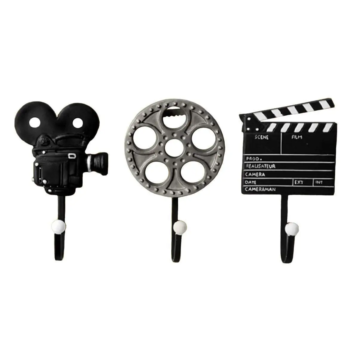 

3Pcs/Lot Coat Hook Wall Hanger Film Equipment Design Wall Decoration Hook Hot Selling M Film Equipment Hook