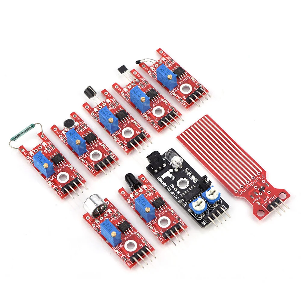 

45 In1 Multi Sensor Shield Module Board Kit Upgrade Version For Arduino Plastic modules DIY Supplies Home Garden Supplies