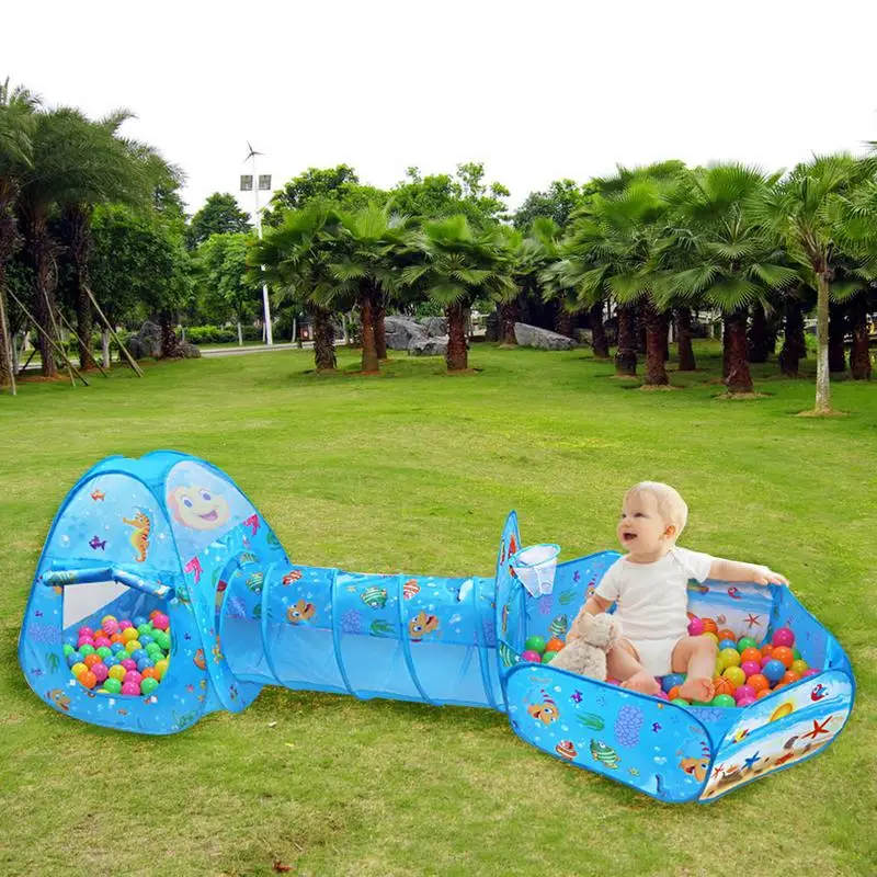 

Baby Outdoor Beach Bed Ball Pit Pool Tent Play House Teepee Dream Princess Tents Tunnel Indoor Toy Game Cubby House For Children