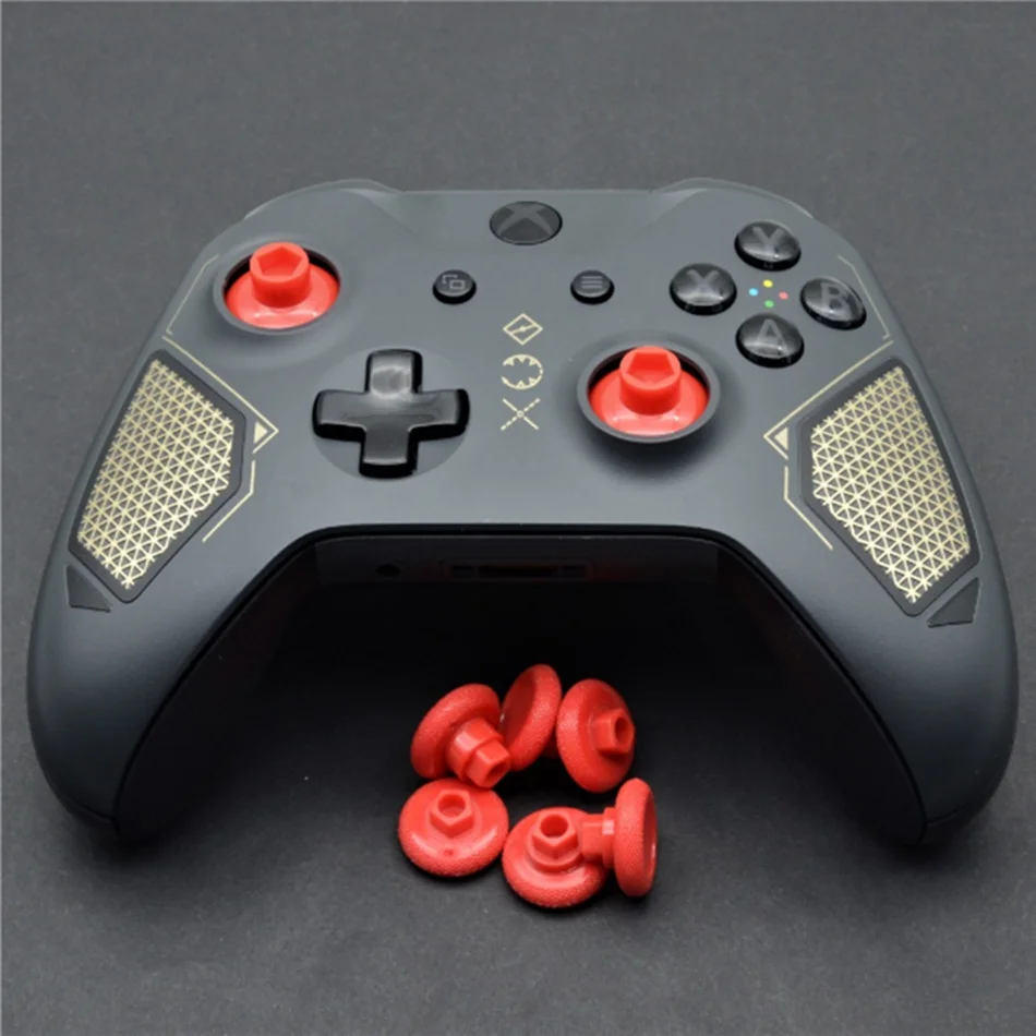 8 Pieces Analog Thumb Stick Grips Cover Thumbstick Cap for Xbox One / One S Gamepad Games