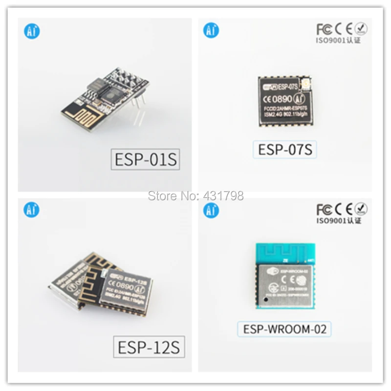 

AIoT ESP8266 WiFi module Wireless passthrough Serial port ESP-01S/ESP-07S/ESP-12S/ESP-WROOM-02