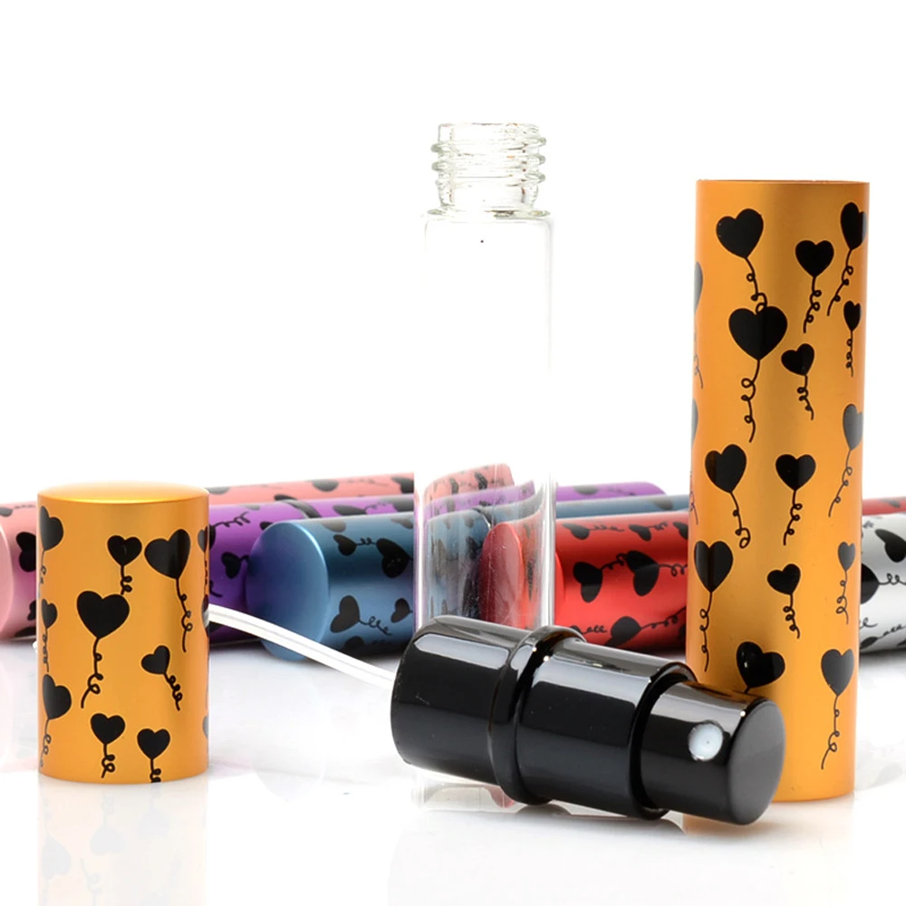 

8ml Portable Mini Travel Perfume Bottle Atomizer For Spray Scent Pump Case Aromatherapy Botella de perfume