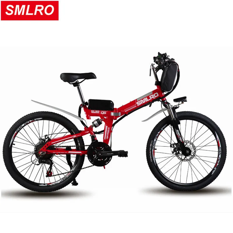 Best 26 Inch Folding Electric Mountain Bike 48v Lithium 500w Smart Electric Bicycle Battery Power Instead Of Walking Ebike 1