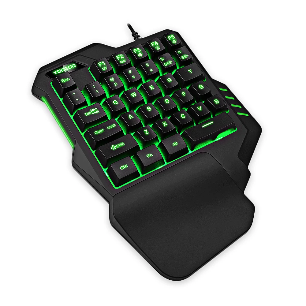 G92 Проводная игровая клавиатура с цветовой моделью RGB Подсветка 35 ключей помощью