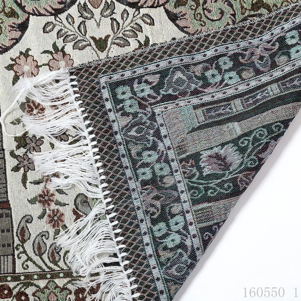 Мусульманское покрывало с кисточками для молитвы, коврик для молитвы, 65x110 см, хлопковый ковер для церемонии в арабском ислам