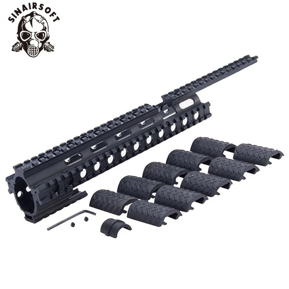 MNT-T228 التكتيكي رباعية السكك الحديدية نظام ل روجر 10/22 المغوار Handguard مع المتشابكة نظام