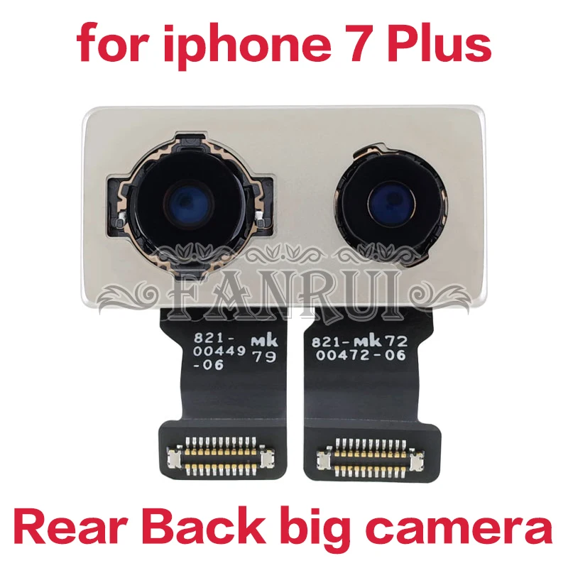 Высокое качество для iPhone 7 Plus большая камера задняя с датчик модуля вспышки