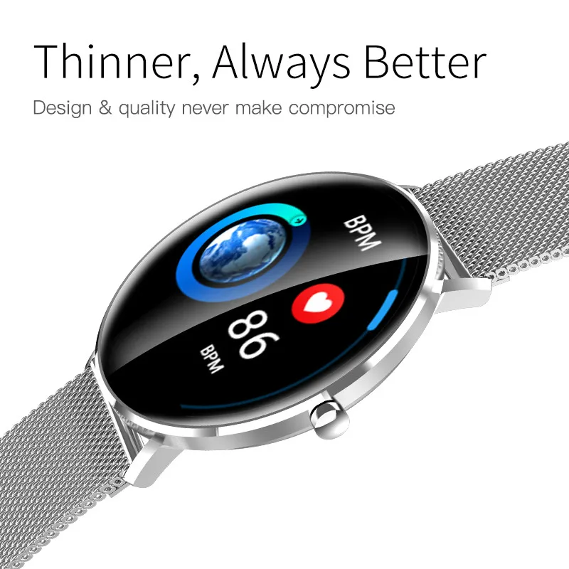 

Fashional Smart Healthy Watch Swimming Ip68 Waterproof Dynamic Heart Rate Pedometer Call Reminder Anti-fingerprint Wristband