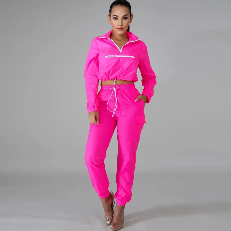 

New 2019 Summer Design Women Joggers Suit Sets Long Sleeve Sexy 2 Piece Set Women Fitness Clothing Matching Set Bodycon Jumpsuit