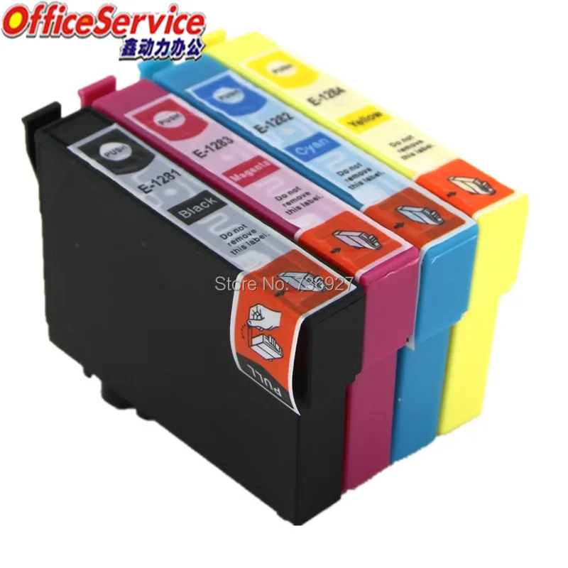 12X T1281 для T1284 совместимый чернильный картридж для принтера Epson офис BX305F 305FW стилус S22/SX125/SX130/SX230/SX235W/SX440W принтер