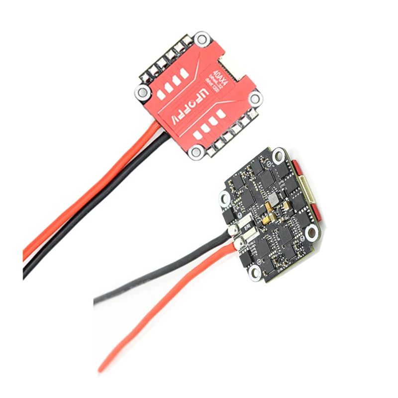 

2PCS UFOFPV 40A BLheli_32 2-5S DShot1200 4 In 1 Built-in Current Sensor Brushless ESC for RC Drone FPV Racing Spare Part Accs