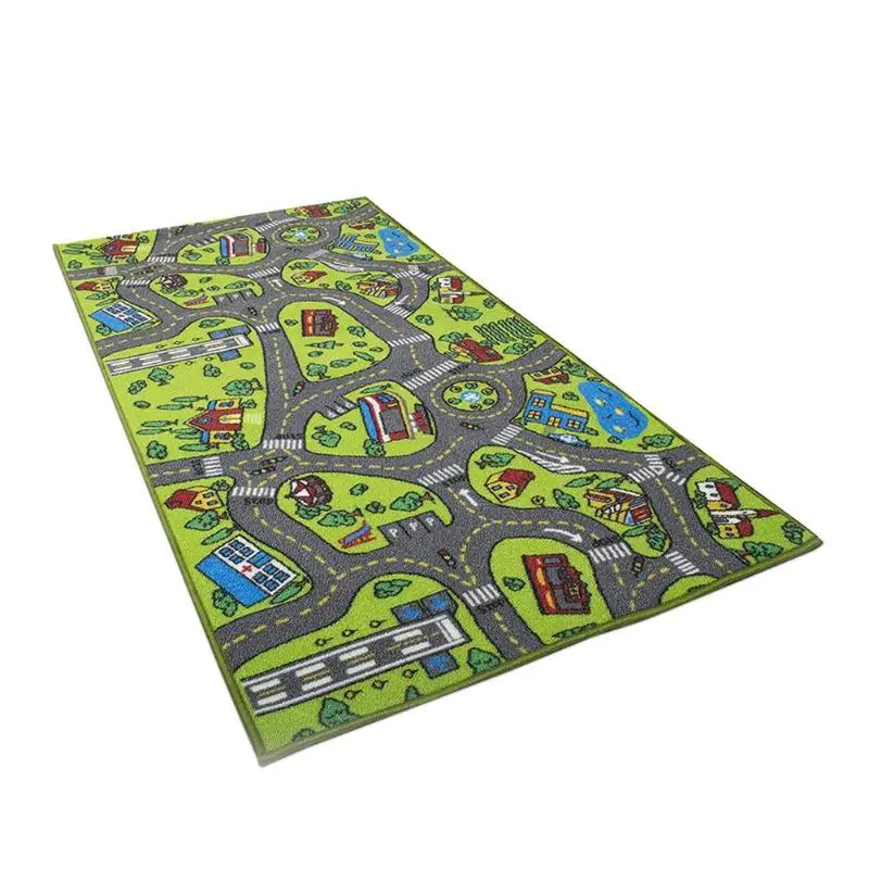 

Baby Play Crawling Rug Mat Town City Traffic Tunnel Kids Climbing Carpet