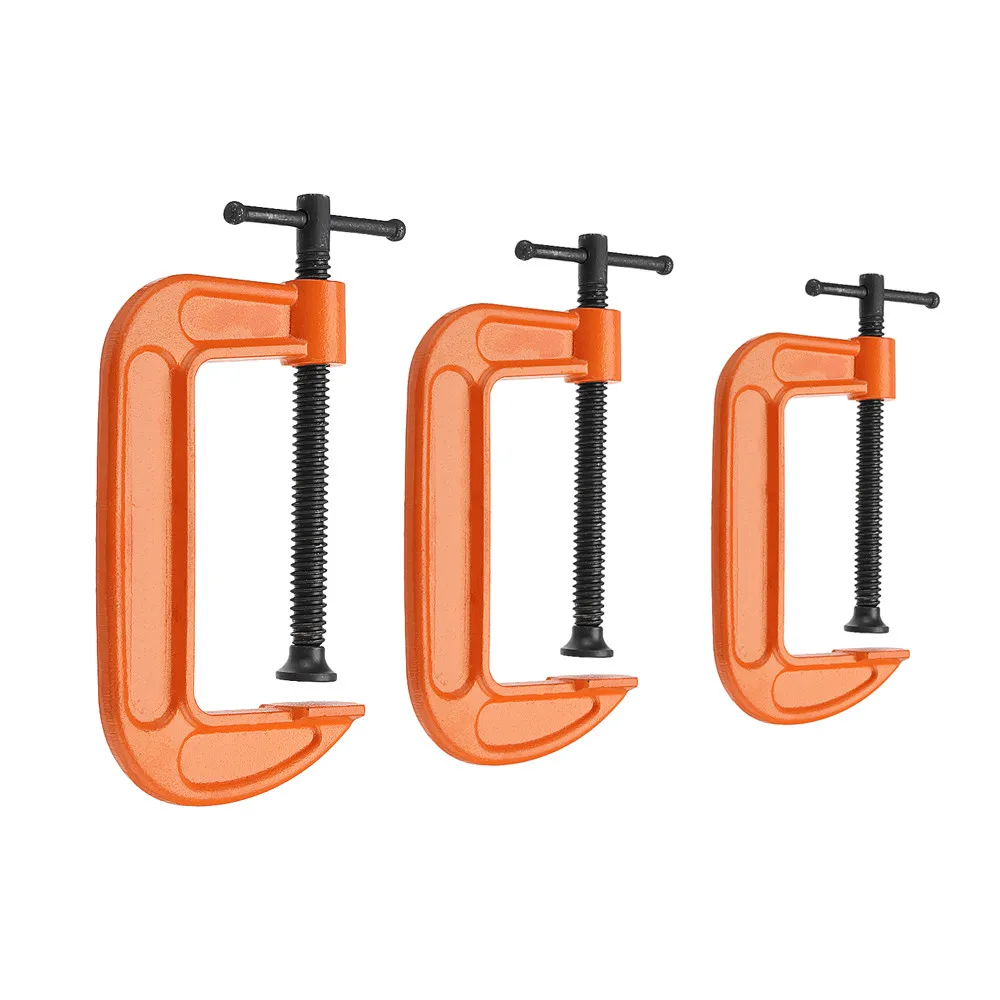 3/4/5 Inch G Type Wood Clamp Adjustable Clamping Device DIY Woodworking