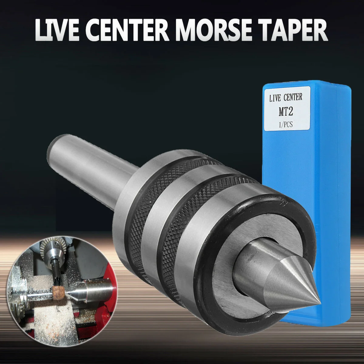 

MT2 Precision Live Center Morse Taper Triple Bearing Lathe Medium Duty CNC Home Tool