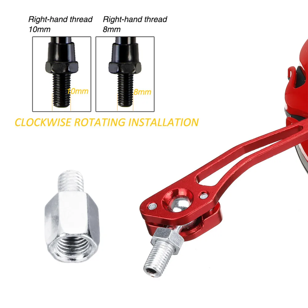 1 пара 8/10 мм мотоцикл зеркало универсальный мотоцикл Скутер Moto заднего вида сзади зеркала мотоцикле