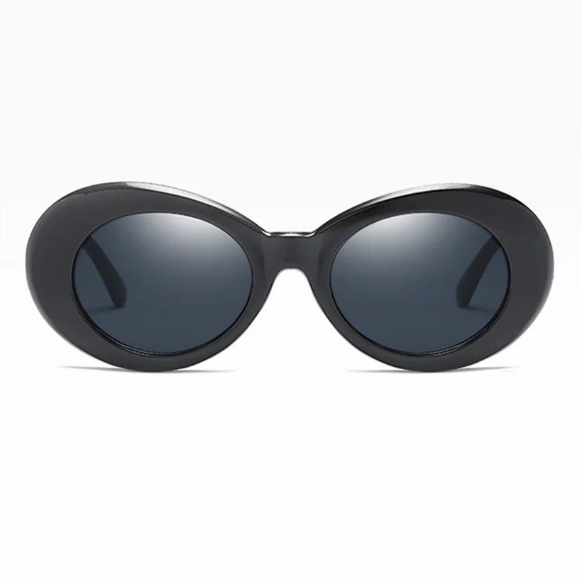 YOOSKE овальные защитные очки, женские модные очки в стиле Курта Кобейна, брендовые дизайнерские розовые красные очки UV400, женские очки